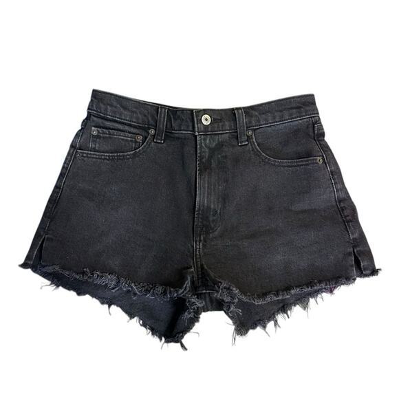 Abercrombie & Fitch Black High Waist Women Shorts - Picture 4 of 10